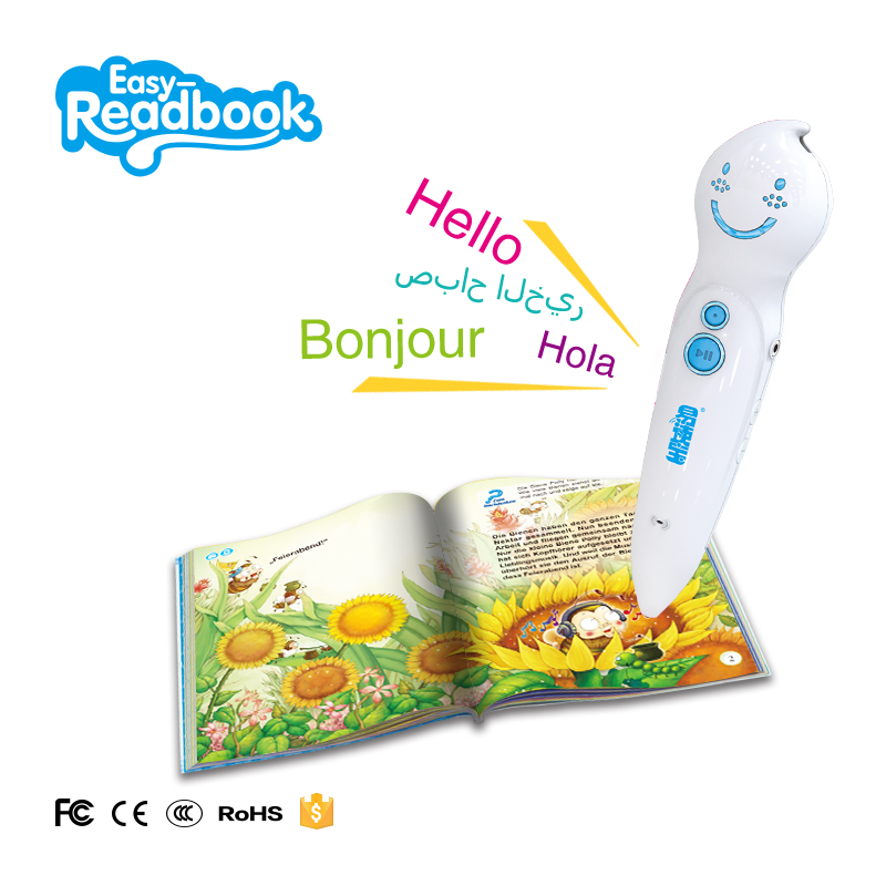 Chinese English speaking kids learning machine digital point reading pen